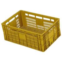 caixa plastica agricola amarela