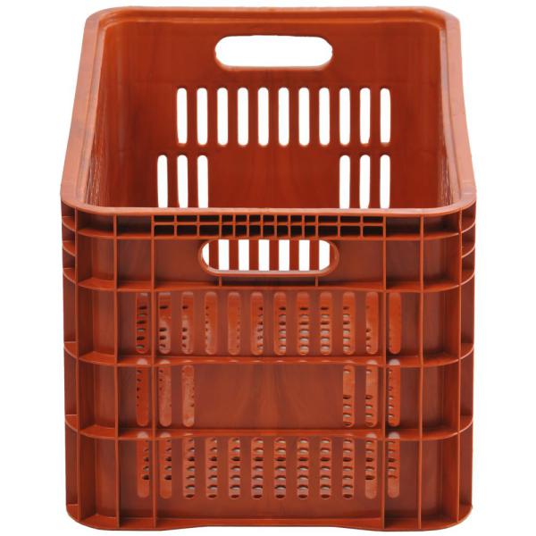 caixa plastica agricola pesada laranja