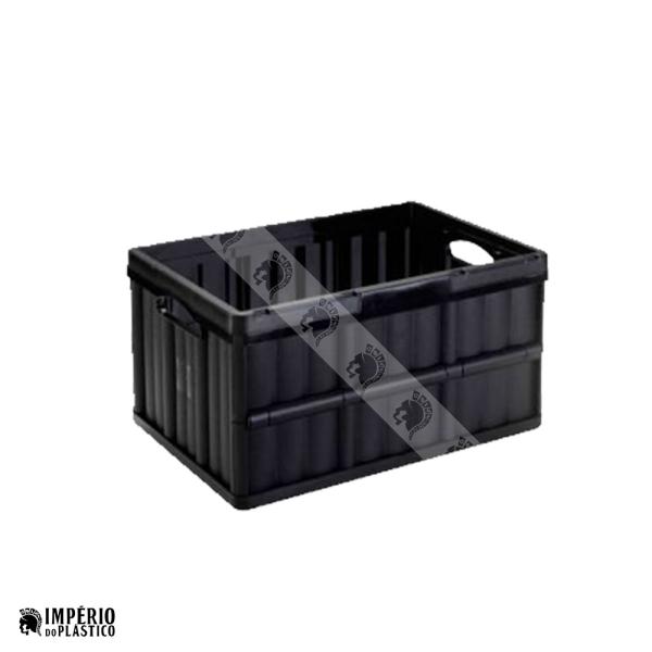 caixas plasticas dobraveis fechada