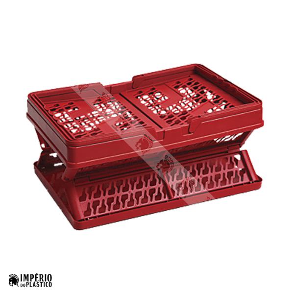 caixas plasticas dobravel com alcas
