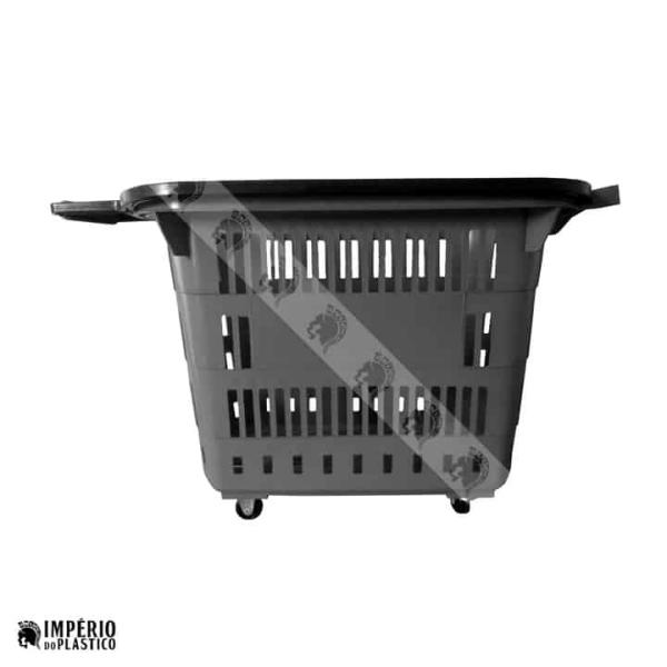 cesta mercado com rodas puxador