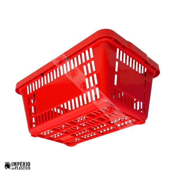 cestinha mercado plastico