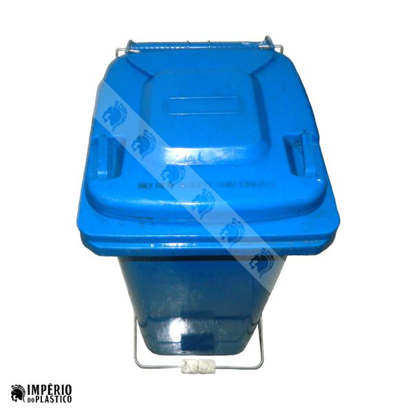 lixeira roda pedal 120 litros