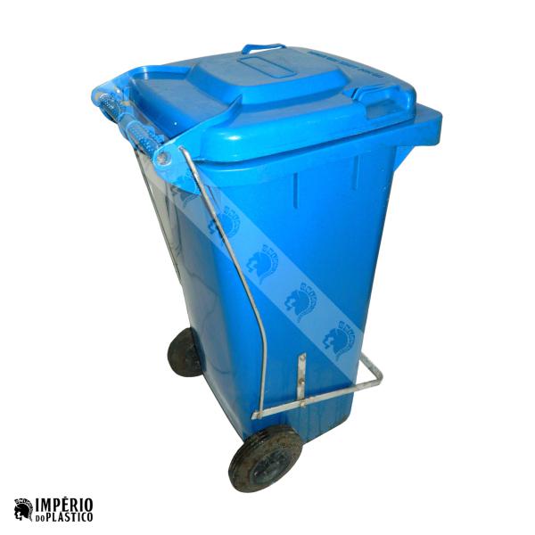 lixeira roda pedal 120