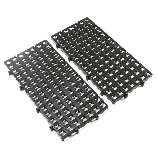 piso plastico leve preto