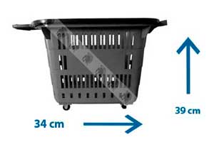 tamanho cesta mercado rodas