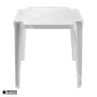 mesa plastica quadrada monobloco